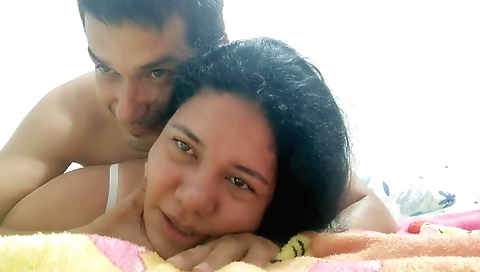 Indian brunette with small tits and a sexy body in step fantasy