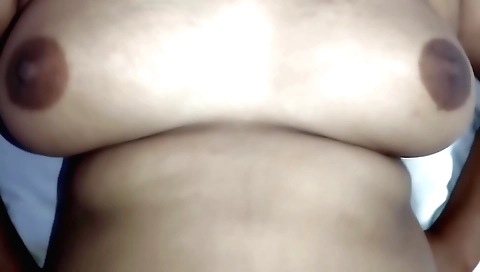 Indian girlfriend with a nice hairy pussy in a hotel room