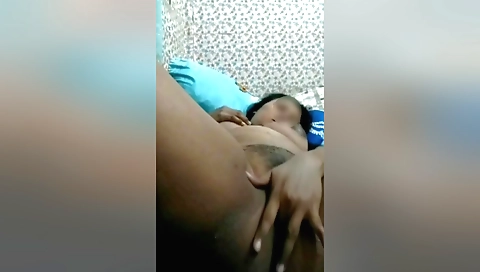 Hairy brunette naked babe with hairiness and natural body