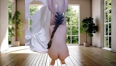 Indian girl with small tits gets her pussy penetrated in the village