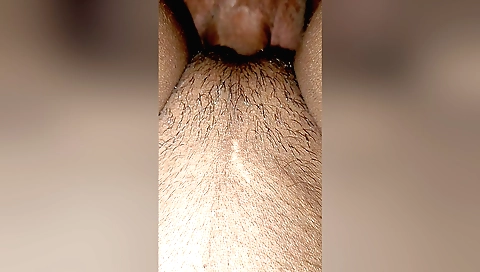 Indian babe is getting all dick in her hairy pussy