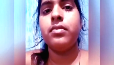 Chubby indian amateur girl shows off her big tits and pussy