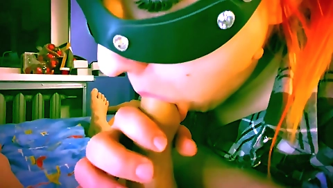 Indian redhead babe fucks her boyfriend with a hot face