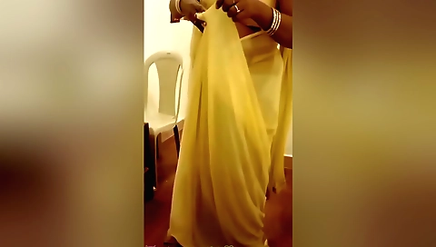Desi South Indian Tamil Naughty Wife Teases Her Cuckold Hubby