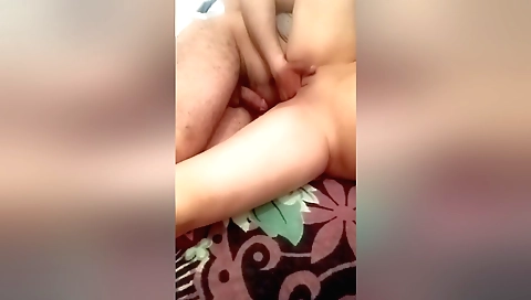 Amateur webcam porn video of a hot bitch with a hairy cunt