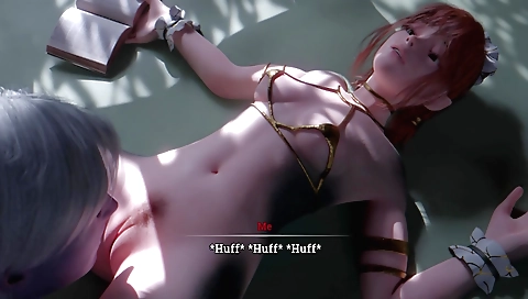 Indian with big tits gets a blow job and gets cum in her mouth