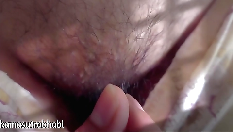 Indian amateur amateur sex video with a hairy pussy
