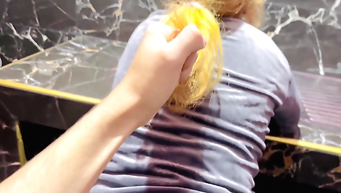 Hot blonde teen with a beautiful face getting fucked