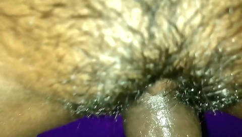 Hairy indian girl shows her hairy pussy in porn clip