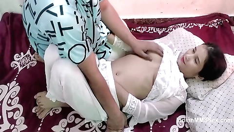 Indian teen 18+ sucks renter's cock and gets fucked