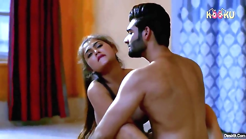 Hot brunette is going to have fun with her lover today