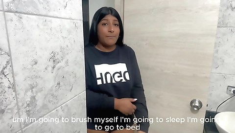 Stepdaughter fucked in the shower in the porn film