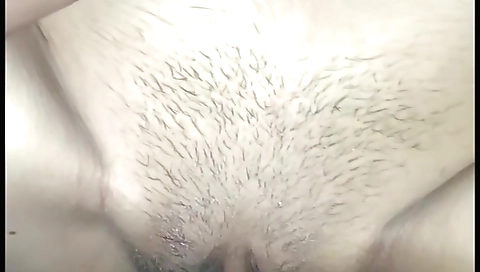 Indian slut with perfect tits and hairy pussy is filmed