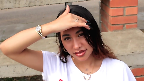 Indian amateur has huge tits and sex with strangers