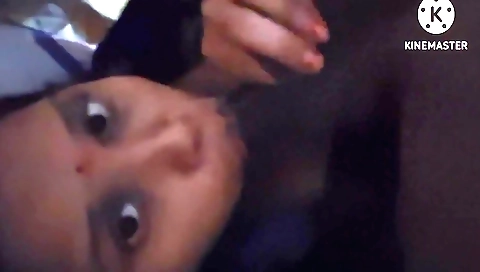 Indian babe sucking stepbrother and letting him fuck her