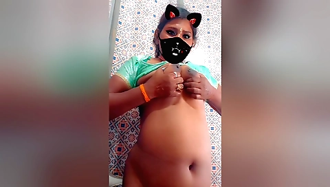 Happy Rakhi Stepbrother Give Gift On A Rakhi Fastival Dick