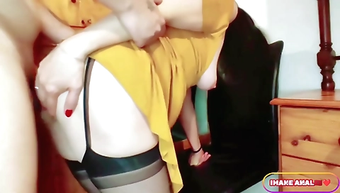 Indian amateur brunette showing off her tits on camera