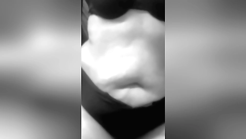 Sexy brunette shows off her sexy body for the camera