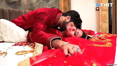 Brunette milf with a nice face is making out with a handsome guy