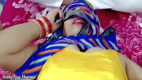 Hindu stepfather fucks his stepdaughter in front of son