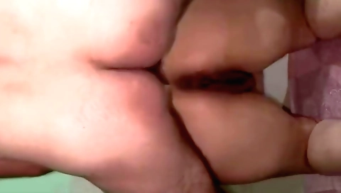 Indian girl in a doggy style gets fucked in the ass