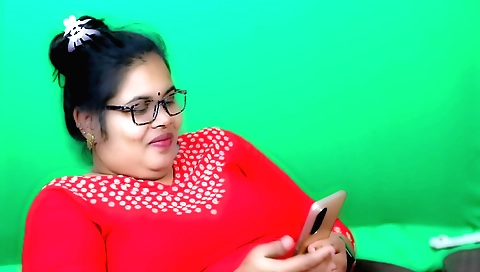 Big boobed brunette is fingering her clit and pussy