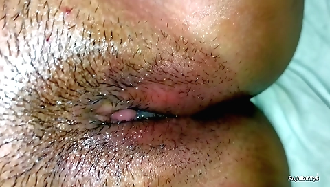 Indian girl with natural boobs gets her oil fucked by me