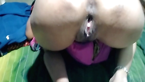 My hubby gets fucked and creampie in hot amateur video