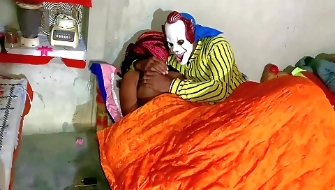 Buxom indian girl rides her cock in the amateur clip