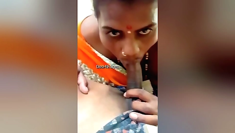 Brunette in outdoor pov shows her face to the viewer