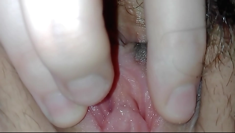 Sexy hairy pussy masturbation video with a nice body girl