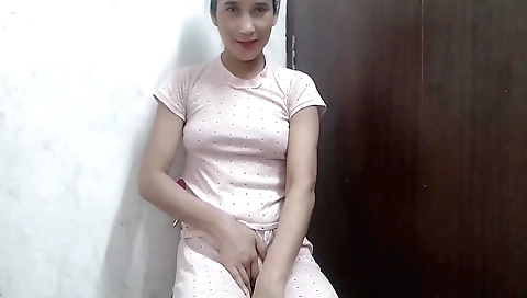 Indian brunette solo female with a sexy smile and cute body