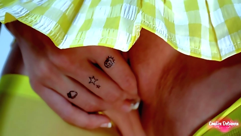 I masturbated with my naked body in a solo amateur film