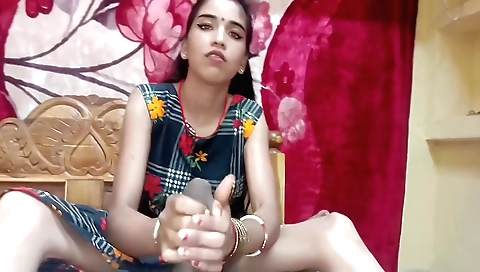 Amateur hairy girl with hairy pussy is playing with it