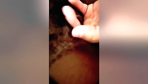 Amateur with hairy pussy plays with her hairy pussy