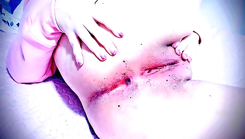 Indian solo naked masturbation in front of a window