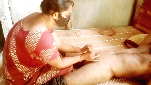 Indian amateur brunette with cute tits sucks dick hard