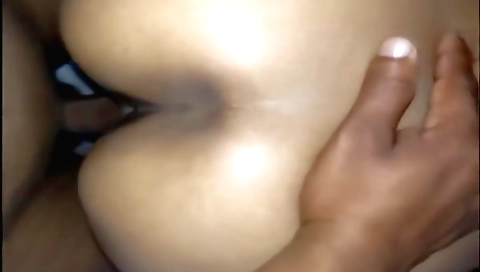 Sexy girl gets fucked hard in her asshole by her man in amateur porn