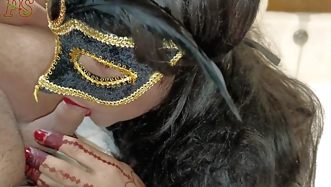 Indian milf with huge tits takes a big dick inside