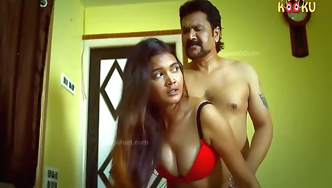 Big-titted indian brunette step-aunt is having a romantic session