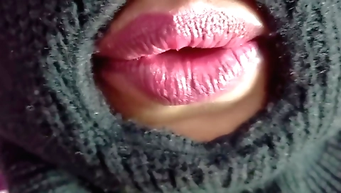 Hot girl in white tank top and shorts giving her pussy