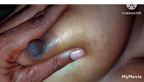 Indian girl sucks her own twat in a very exciting way