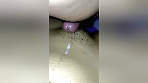 Hairy indian girl in her room showing her hairy bush