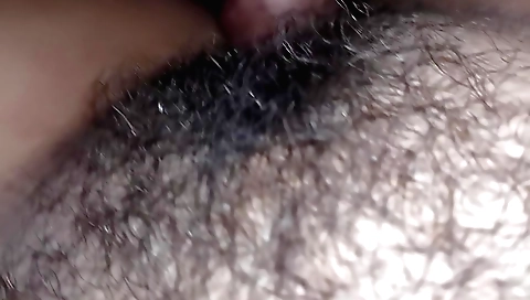 Horny and wet hairy pussy in a homemade fetish scene