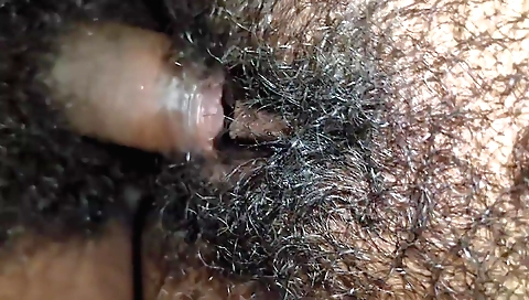 Indian girl with a hairy pussy shows her in this vid