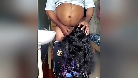 Indian wife 18+ with tight pantyhose rides on the big dick