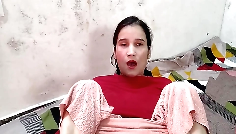 Solo female in a bathroom has to change her clothes