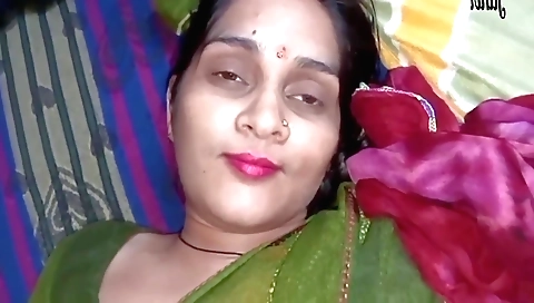 Indian brunette sex with her stepbrother in amateur pov