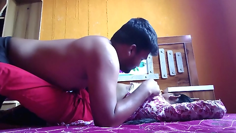 Indian amateur sex video featuring a hot young brunette girl