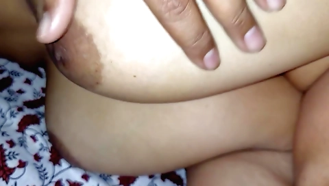 Indian stepsister with big boobs makes her lips wet